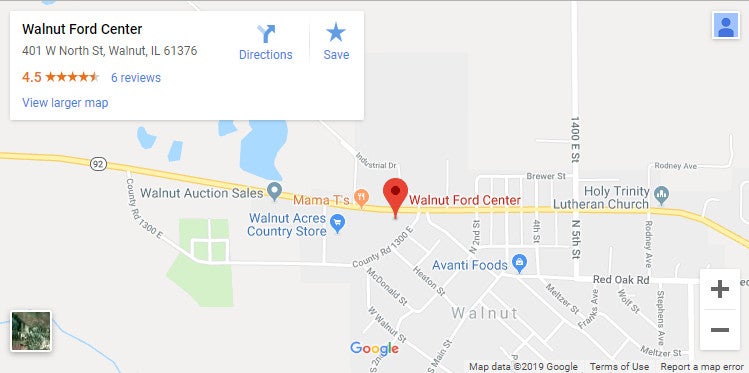 Walnut Ford Center Location and Hours
